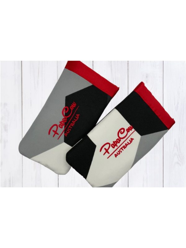 Geometric Phone/Glasses Case (Red Trim, Red Text) - Image 2