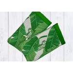 Green Foliage on White Phone/Glasses Case (L. Green Trim, Green Text) - Image 2