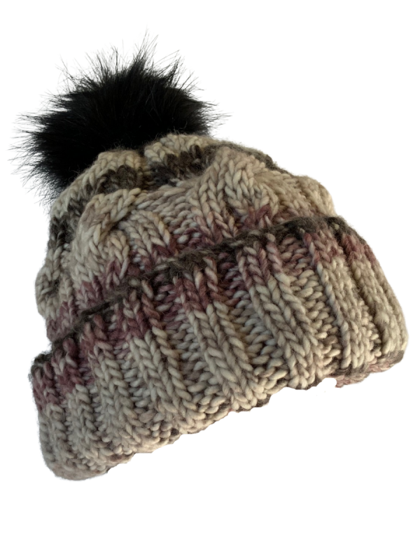 Mocha Cable Beanie - Image 4