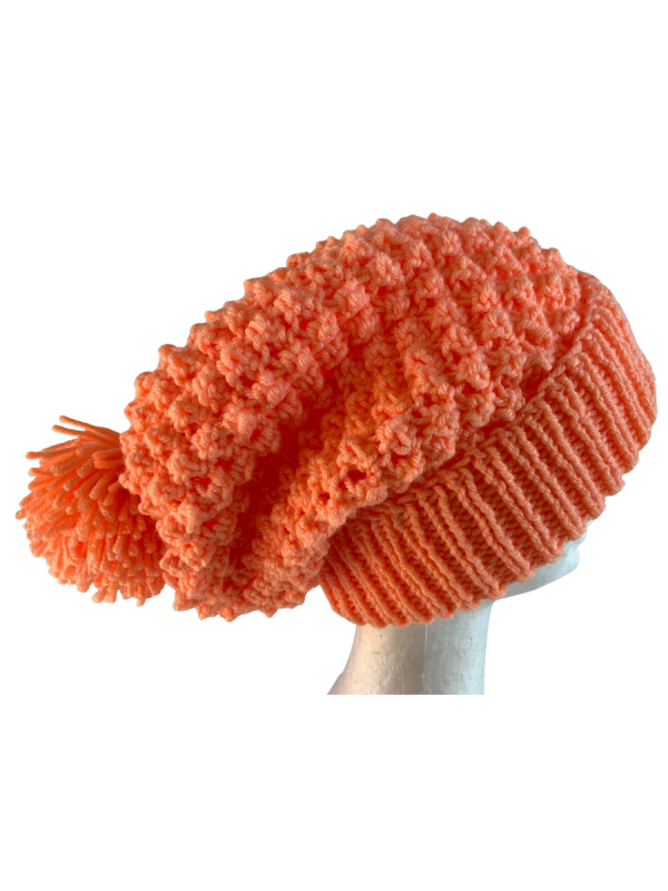 Tangerine Slouchy Beanie