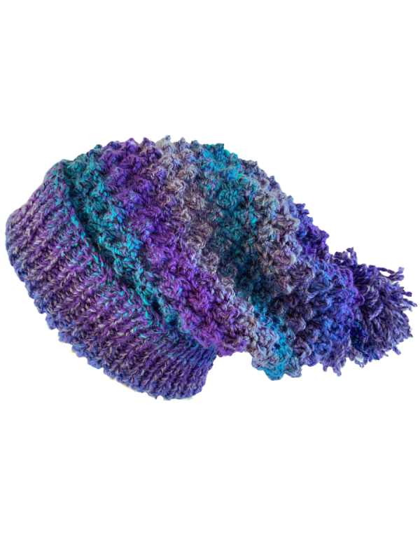 Blue/Purple Slouchy Beanie