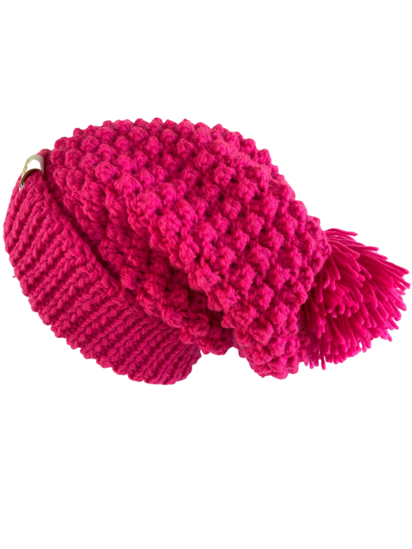Bubblegum Pink Slouchy Beanie