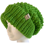 Emerald Green Slouchy Beanie - Image 2