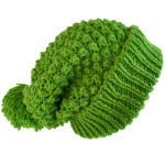 Emerald Green Slouchy Beanie - Image 3