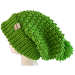 Emerald Green Slouchy Beanie