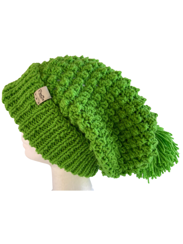 Emerald Green Slouchy Beanie