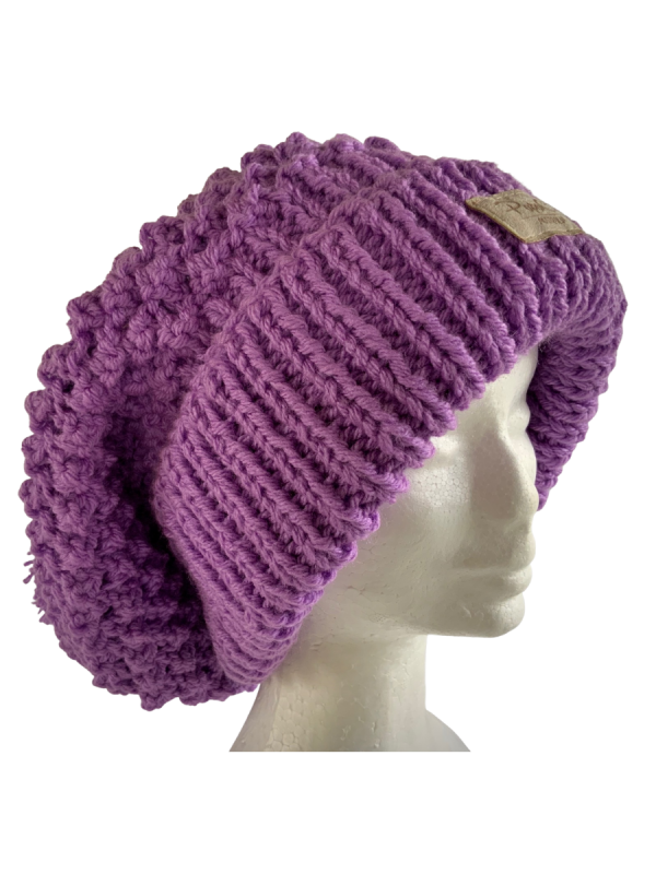 Orchid Slouchy Beanie