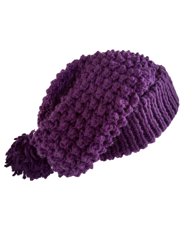 Burgundy Slouchy Beanie