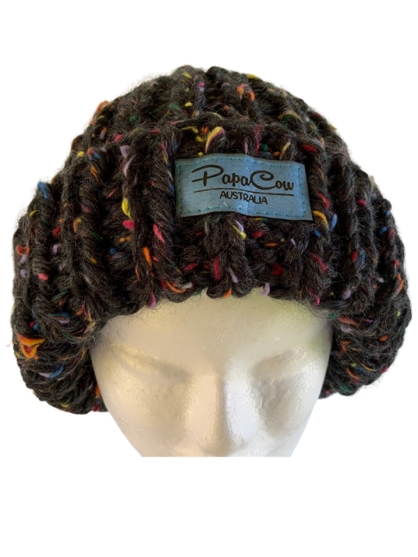 Cambridge Tweed Ribbed Beanie - Image 2