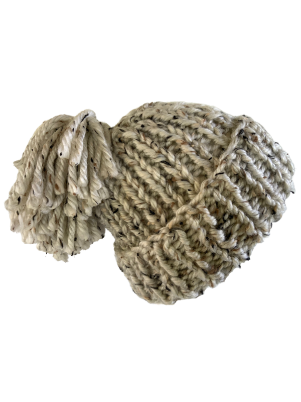 Aspen Tweed Ribbed Beanie - Image 2