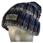 Blue Mocha Ribbed Beanie - Image 3