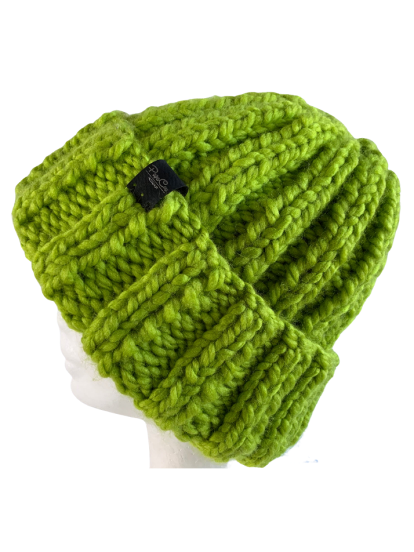 Chartreuse Green Fisherman's Beanie - Image 2