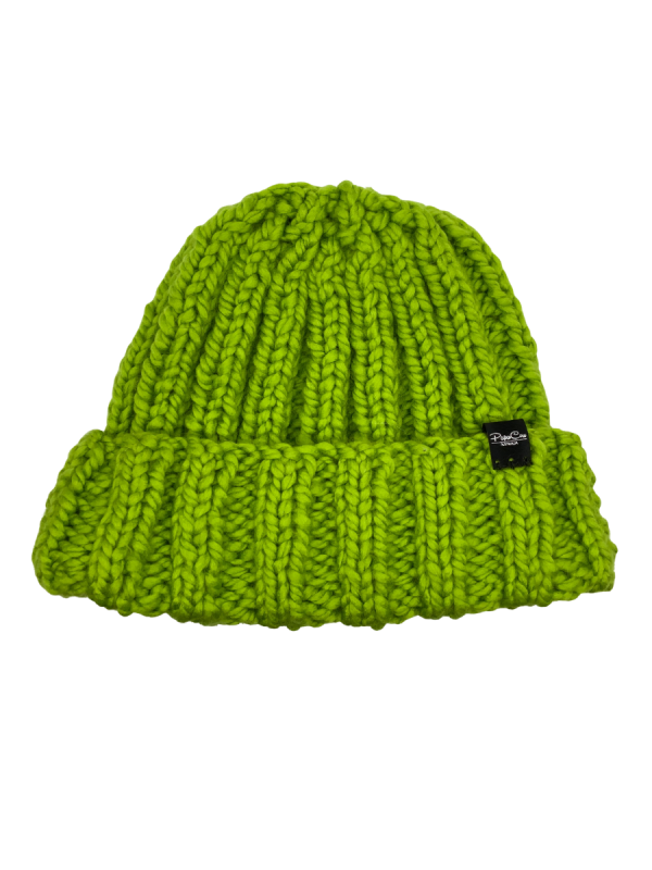 Chartreuse Green Fisherman's Beanie - Image 4