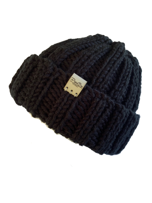 Black Fisherman's Beanie - Image 2