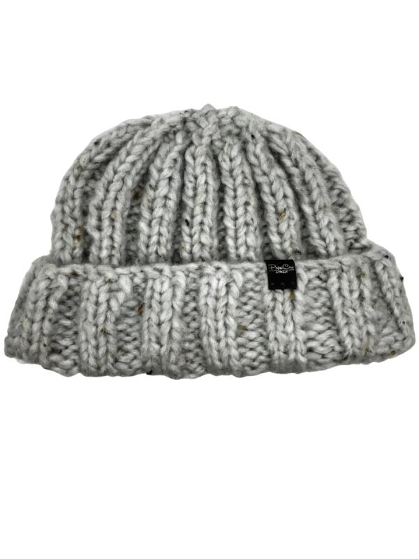 Harbor Gray Tweed Fisherman's Beanie
