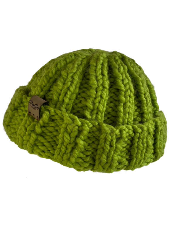 Apple Green Fisherman's Beanie