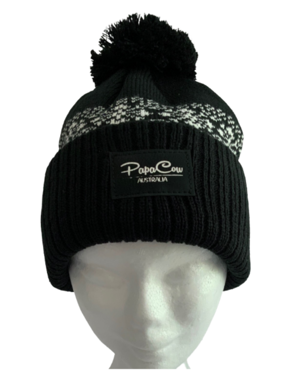 Black Flake Beanie