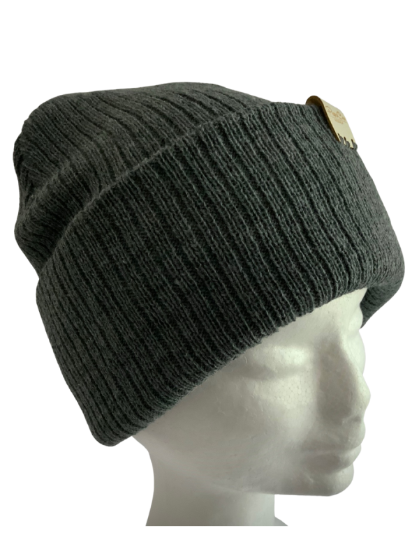 Grey Melange Brad Beanie - Image 3