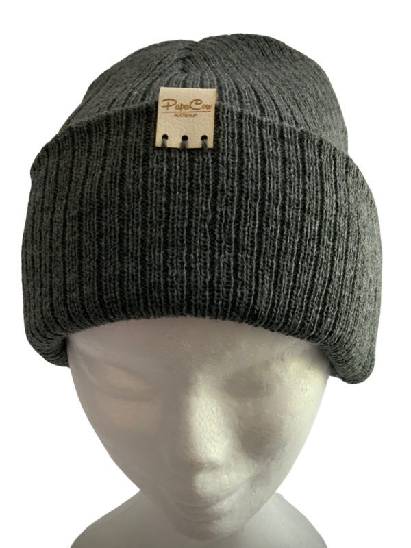 Grey Melange Brad Beanie - Image 4