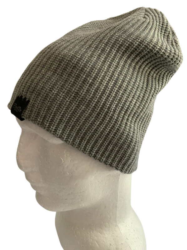 Grey Marle Cable Beanie - Image 5