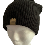 Black Cable Beanie - Image 7