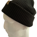 Black Cable Beanie - Image 4