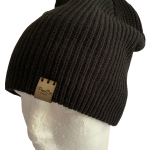 Black Cable Beanie - Image 6