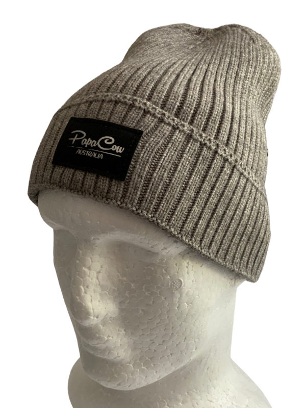 Grey Melange Viral Beanie - Image 2