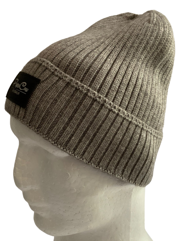 Grey Melange Viral Beanie - Image 3