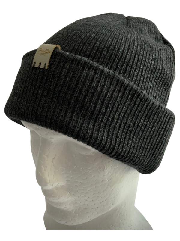 Asphalt Marle Knit Beanie
