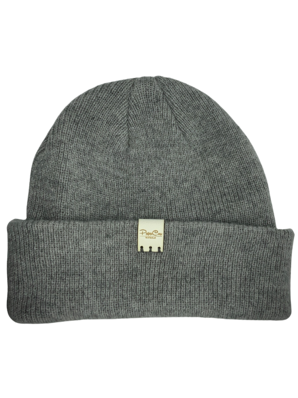 Grey Marle Knit Beanie - Image 5