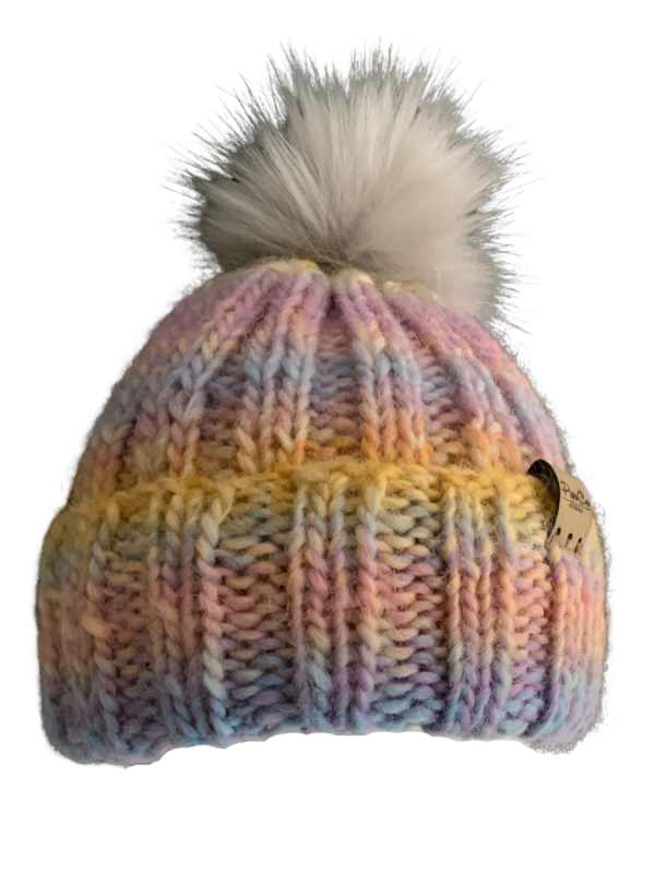Fairy Floss Ribbed Beanie - Image 3