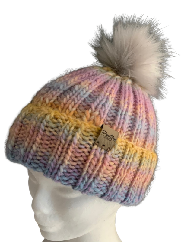 Fairy Floss Ribbed Beanie - Image 4