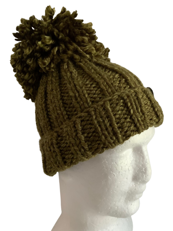 Joshua Tree Pom Pom Ribbed Beanie - Image 3