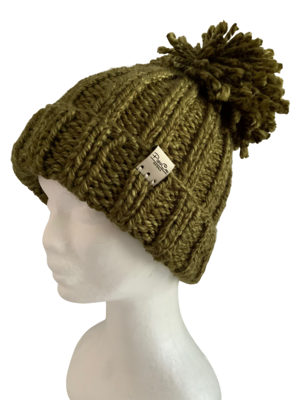 Joshua Tree Pom Pom Ribbed Beanie