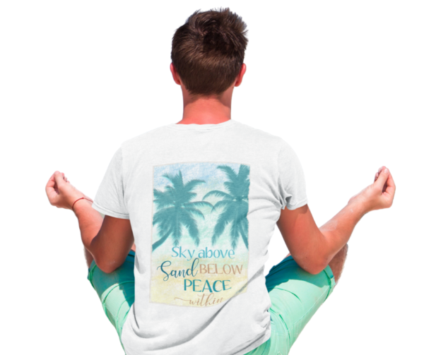 Men's Graphic T-Shirt - SKY ABOVE (back print) - Image 3