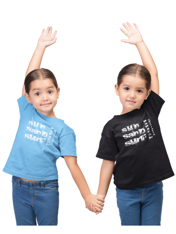 Kid's T-Shirt - SUN SAND SURF - Image 6
