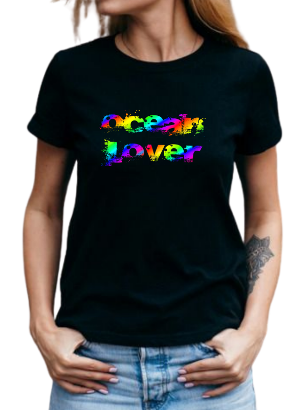 Women's Graphic T-Shirt - BOLD OCEAN LOVER