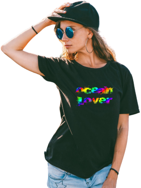 Women's Graphic T-Shirt - BOLD OCEAN LOVER - Image 5