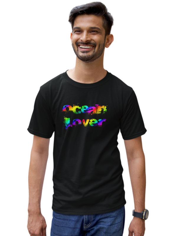Men's Graphic T-Shirt - BOLD OCEAN LOVER - Image 3