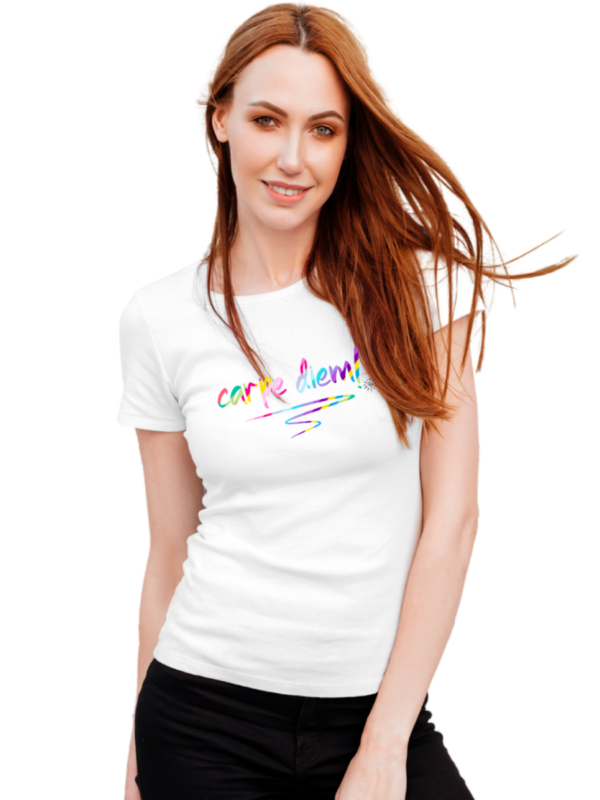 Women's Graphic T-Shirt - CARPE DIEM - Image 4