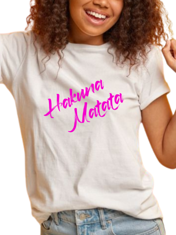 Women's Graphic T-Shirt - HAKUNA MATATA - Image 2