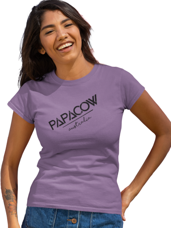 Women's Graphic T-Shirt - SMILE & WAVE BLACK - Image 6