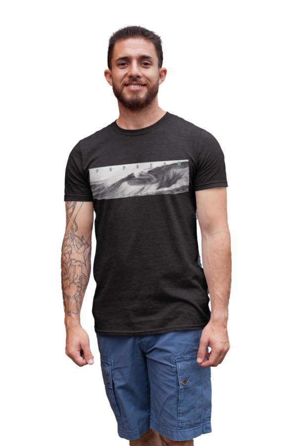 Men's Graphic T-Shirt - CRASHING WAVES - Image 4