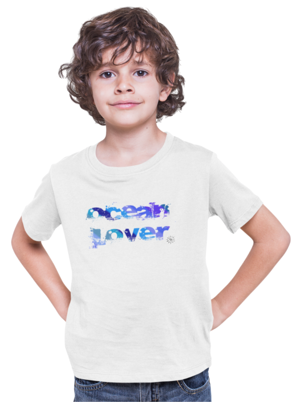 Kid's T-Shirt - GLISTENING OCEAN LOVER - Image 3