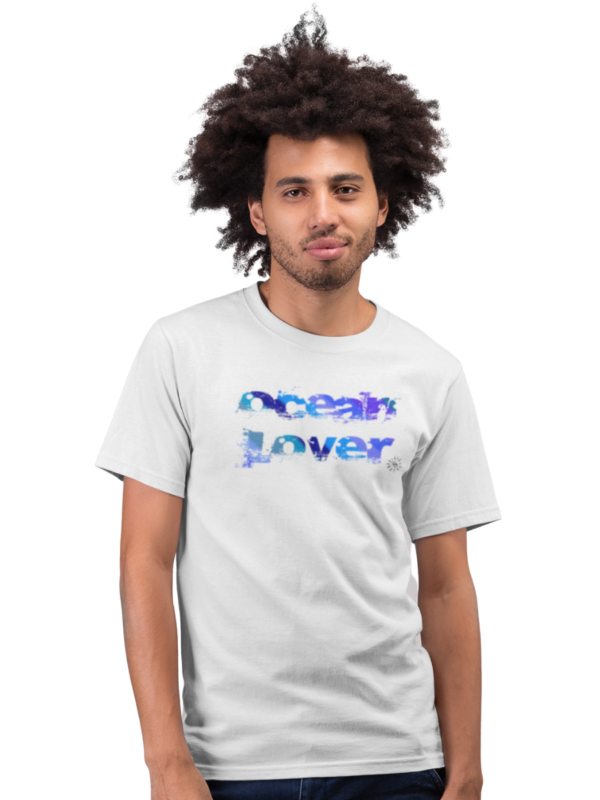 Men's Graphic T-Shirt - GLISTENING OCEAN LOVER - Image 3
