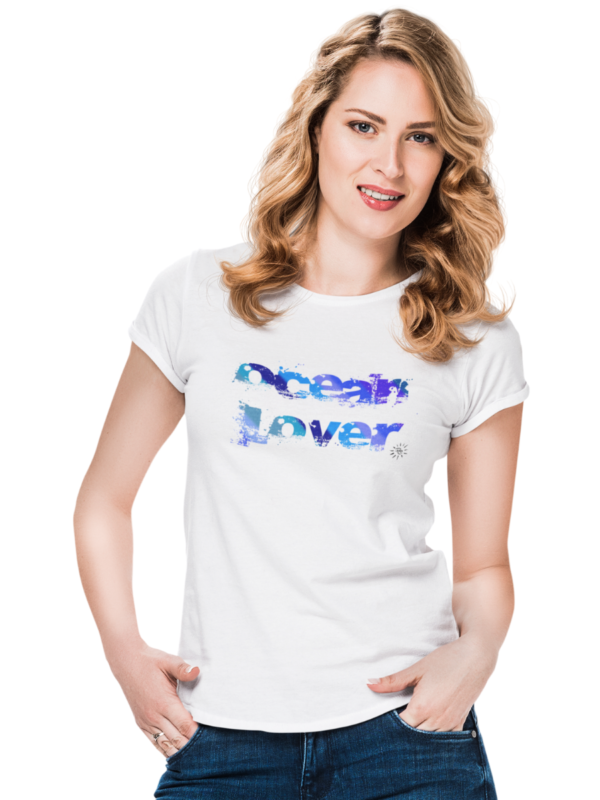 Women's Graphic T-Shirt - GLISTENING OCEAN LOVER