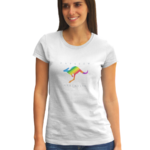 Women's Graphic T-Shirt - RAINBOW ROO - Image 7