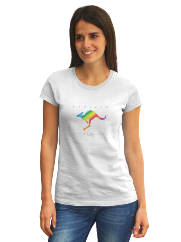 Women's Graphic T-Shirt - RAINBOW ROO - Image 7