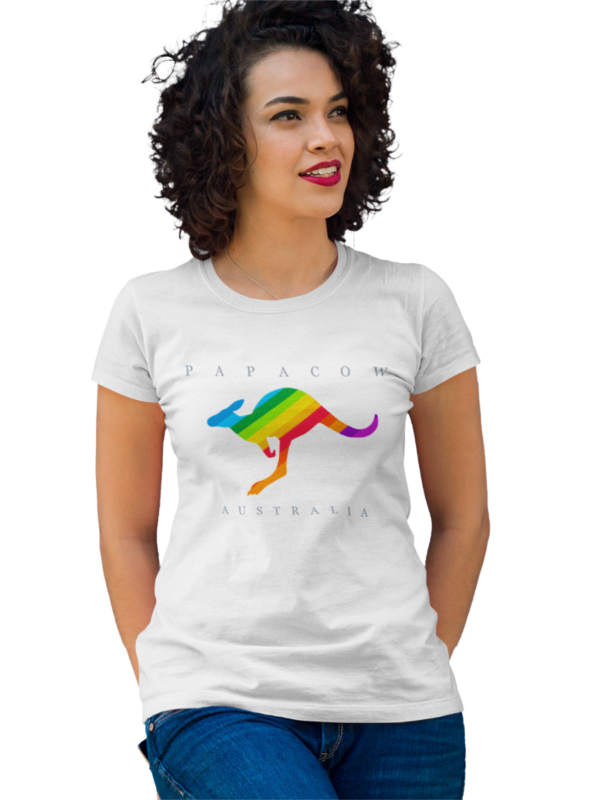 Women's Graphic T-Shirt - RAINBOW ROO - Image 5